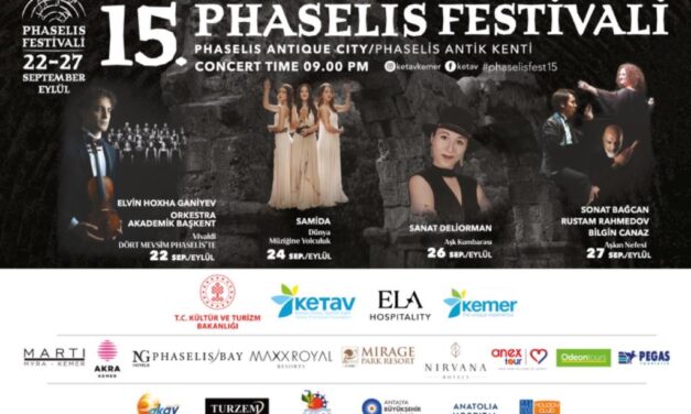 Festivalul Phaselis transformă situl arheologic din Antalya într-o scenă de concert, de talie mondială